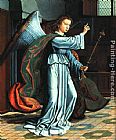 Gerard David Canvas Paintings - The Annunciation